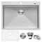 Ruvati 27 x 20 inch Drop-in 16 Gauge Stainless Steel Rounded Corners Topmount Kitchen Sink Single Bowl RVH8017 - alternate 1